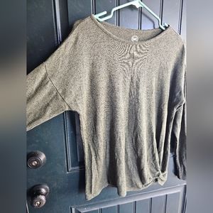 Wonder Nation girls knot detailed lightweight sweater